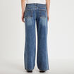 Jean wide leg taille basse denim triple stone femme
