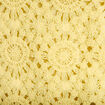 D&eacute;bardeur effet crochet jaune clair femme