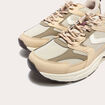 Baskets running à lacets sable femme