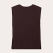 Débardeur sans manches marron foncé femme