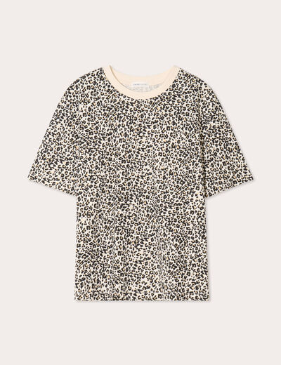 T-shirt manches courtes blanc femme