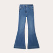 Jeans flare denim stone femme