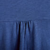 T-shirt boutonn&eacute; sur le devant bleu fonc&eacute; femme