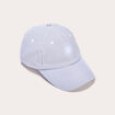 Casquette détails brodés bleu ciel femme