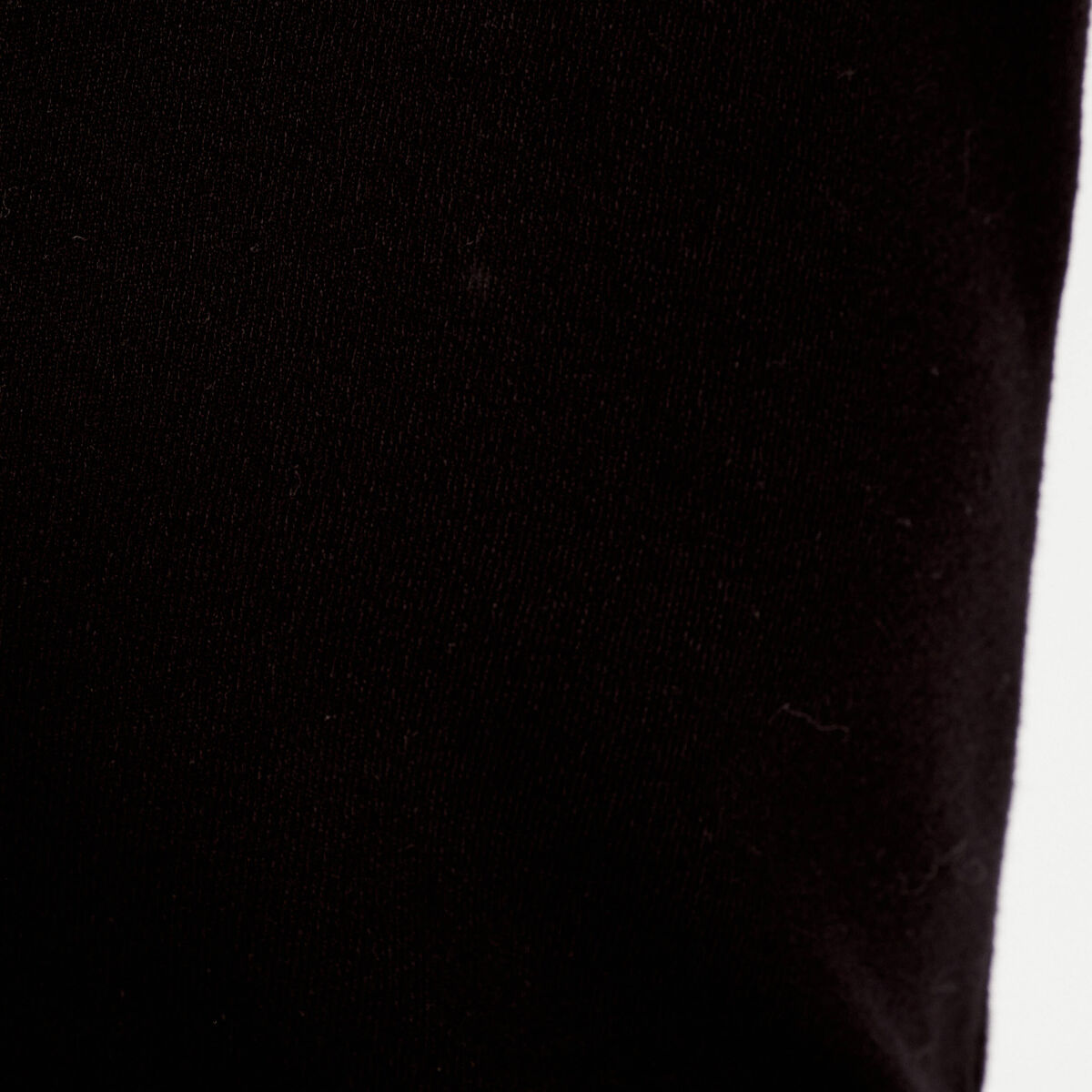Robe pull évasée col montant noir femme