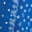 Blouse nouée sans manches bleu femme