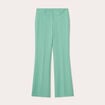 Pantalon flare vert pastel femme