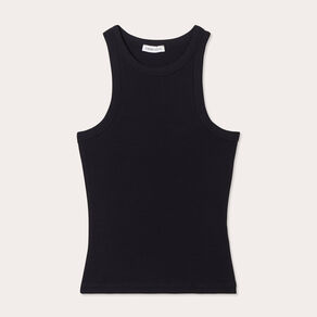 debardeur cotele noir femme Débardeur côtelé noir femme