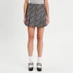 Jupe-short droite noir femme