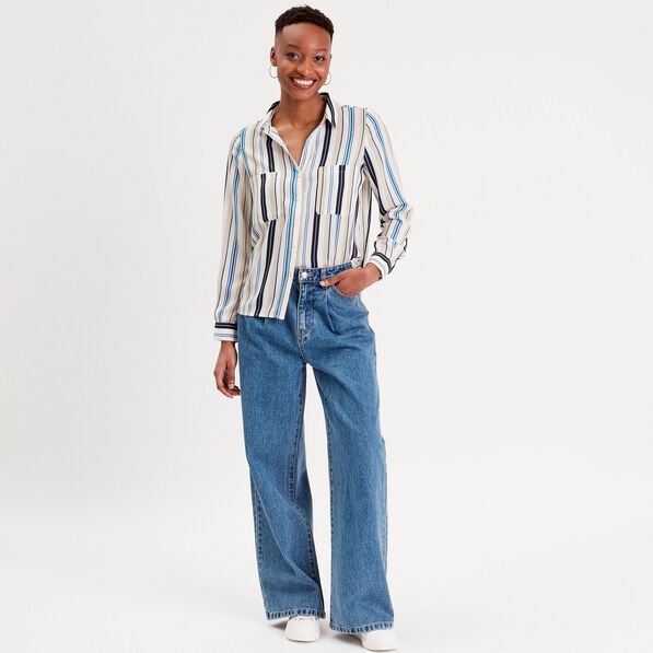 chemise manches longues blanc femme Chemise manches longues blanc femme