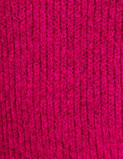 Pull avec noeud rose fushia femme