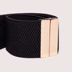 Ceinture élastiquée noir femme