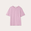 T-shirt oversize col rond vieux rose femme