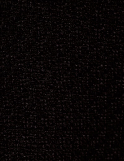 Short tweed taille haute noir femme