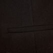 Robe trapèze zippée noir femme