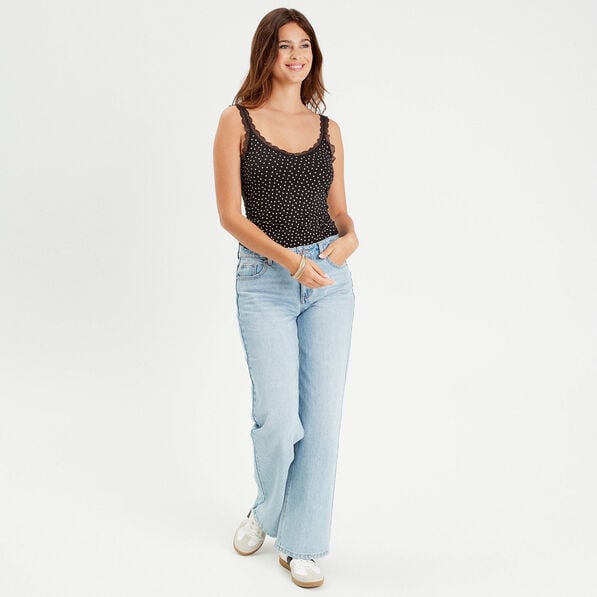 debardeur bretelles larges noir femme Débardeur bretelles larges noir femme