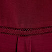 D&eacute;bardeur sans manches bordeaux femme