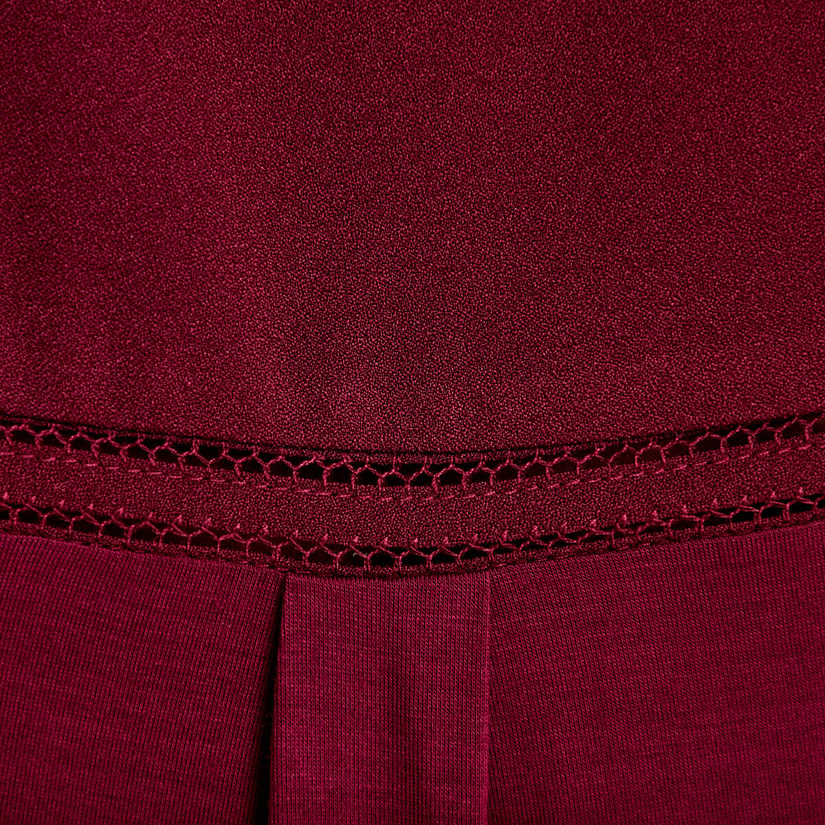 D&eacute;bardeur sans manches bordeaux femme