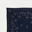 Foulard bleu electrique femme