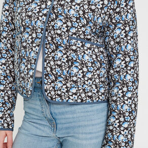 veste matelassee boutonnee noir femme Veste matelassée boutonnée noir femme