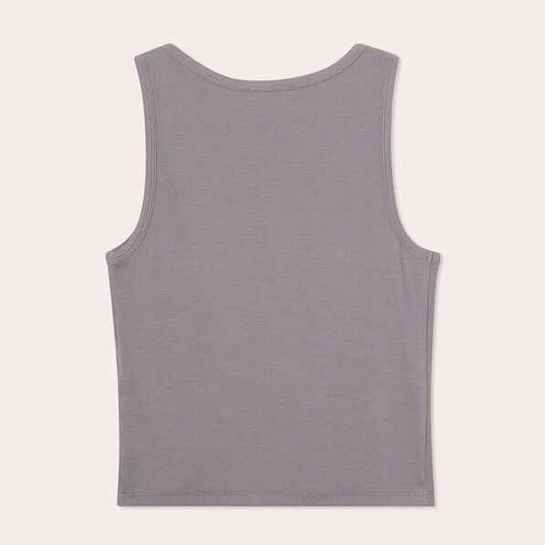 Débardeur sans manches gris foncé femme
