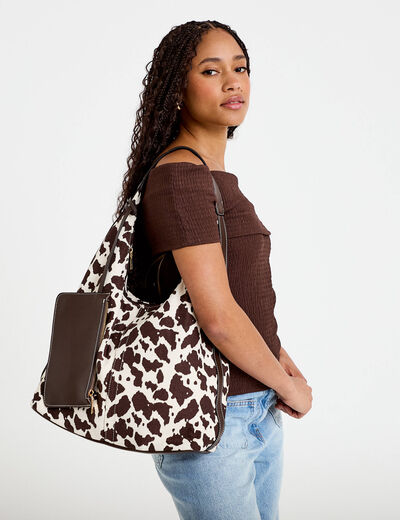 Sac marron fonc&eacute; femme