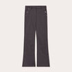 Pantalon flare pont gris foncé femme