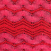 Gilet cropped crochet rose fushia femme