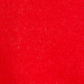 Pull col montant rouge femme