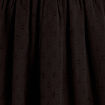 Robe évasée plumetis noir femme