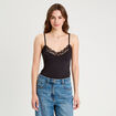 Body avec dentelle noir femme
