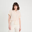 Chemise manches courtes ecru femme