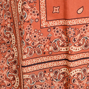 robe evasee manches ballons terracotta femme Robe évasée manches ballons terracotta femme