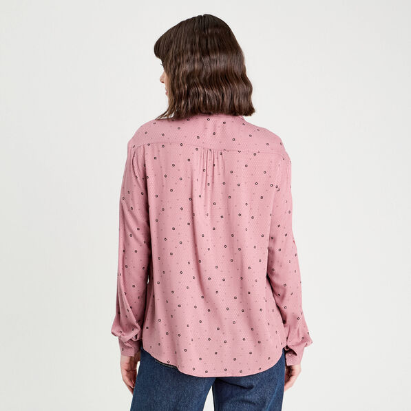 chemise manches longues rose femme Chemise manches longues rose femme