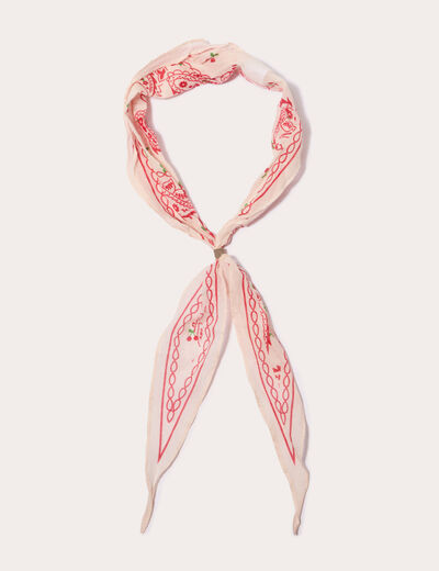 Foulard ecru femme