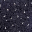 Débardeur smocké bleu marine femme