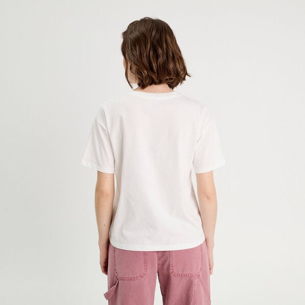 t shirt manches courtes ecru femme T-shirt manches courtes ecru femme