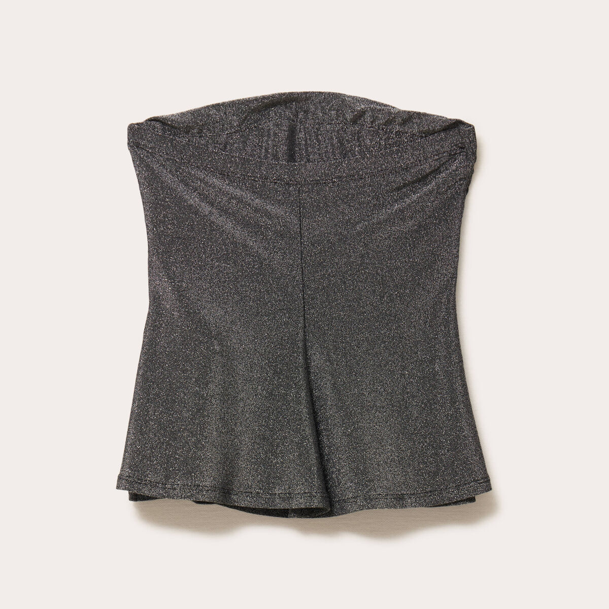 Bustier sans manches couleur argent femme