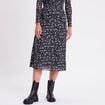 Jupe droite noir femme