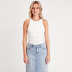 Body sans manches ecru femme