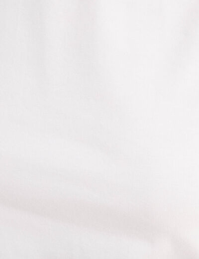 T-shirt manches volants blanc femme