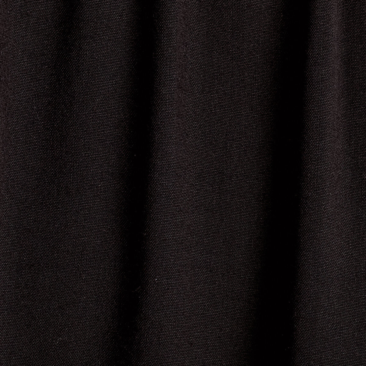 Robe évasée manches courtes noir femme