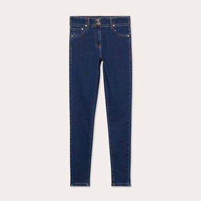 Jeans skinny 5 poches denim brut femme