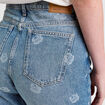 Jean wide leg imprimé denim double stone femme