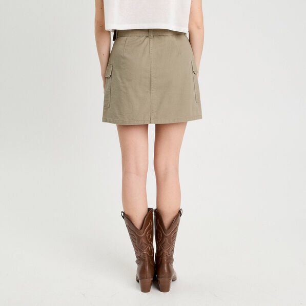 jupe droite ceinturee vert kaki femme Jupe droite ceinturée vert kaki femme