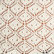 Débardeur tricot ajouré ecru femme