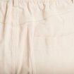 Pantalon barrel ceinture amovible ecru femme