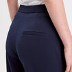 Pantalon large bleu marine femme