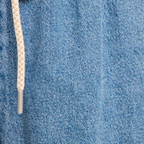 short flare brode en jean denim double stone femme Short flare brodé en jean denim double stone femme