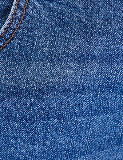 Jeans droit taille haute denim stone femme